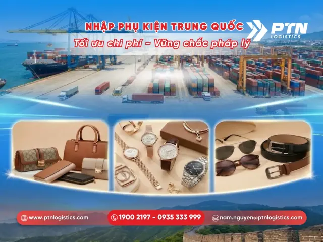 Dịch vụ nhập phụ kiện thời trang Trung Quốc