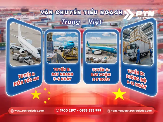 Dịch vụ vận chuyển tiểu ngạch từ Trung Quốc về Việt Nam