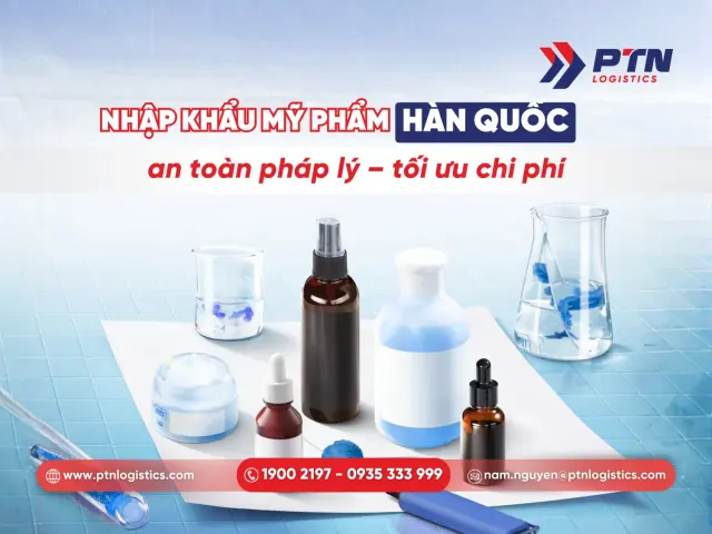 Nhập khẩu mỹ phẩm Hàn Quốc an toàn pháp lý