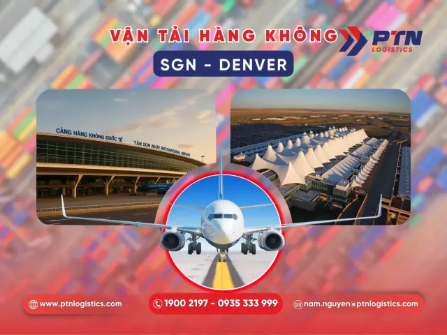Dịch vụ vận tải hàng không từ Tân Sơn Nhất đi Denver