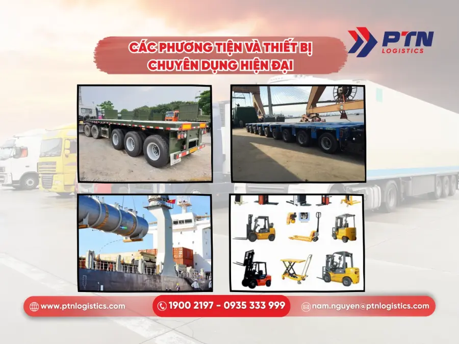 Các phương tiện và thiết bị chuyên dụng