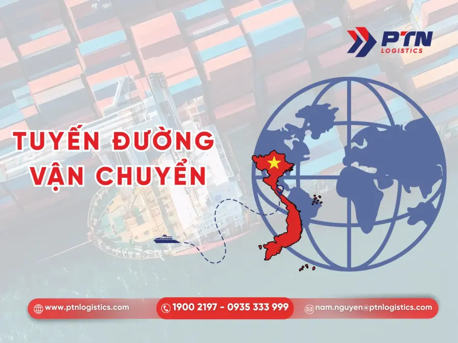 Các tuyến đường vận chuyển bằng đường biển