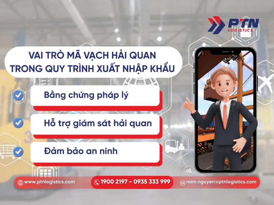 Vai trò của mã vạch hải quan trong XNK