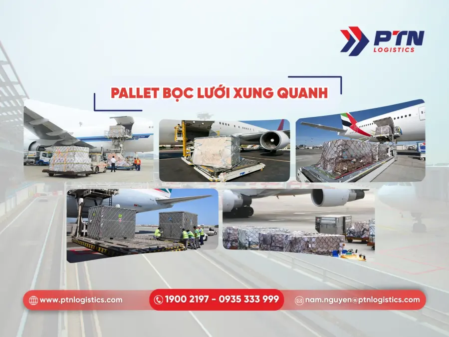 Pallet bộc lưới