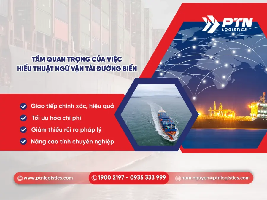 Tầm quan trọng của việc hiểu các thuật ngữ vận tải đường biển