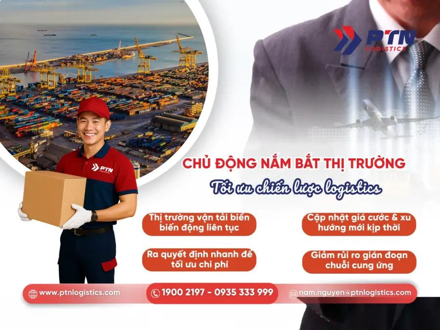 Chủ động nắm bắt thị trường để tối ưu chiến lược logistics