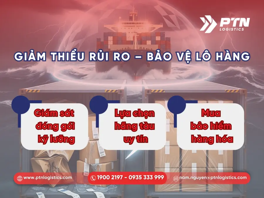 Rủi ro trong quá trình vận chuyển