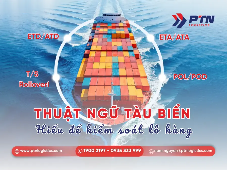 Thuật ngữ thường gặp khi tra cứu hành trình tàu biển
