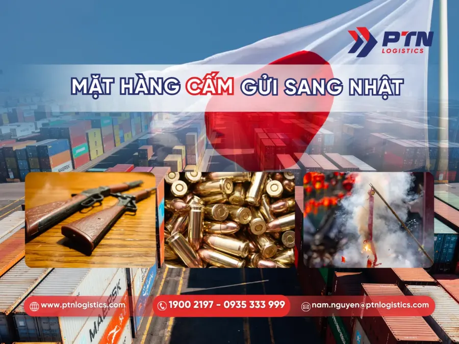 Các mặt hàng cấm gửi sang Nhật