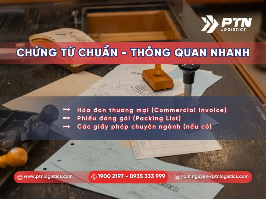 Chuẩn bị bộ chứng từ cần thiết và đầy đủ