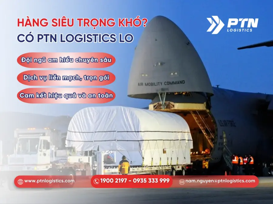 Giải pháp vận tải hàng không siêu trọng