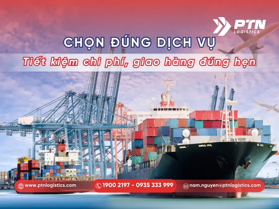 Cần lựa chọn dịch vụ vận chuyển phù hợp