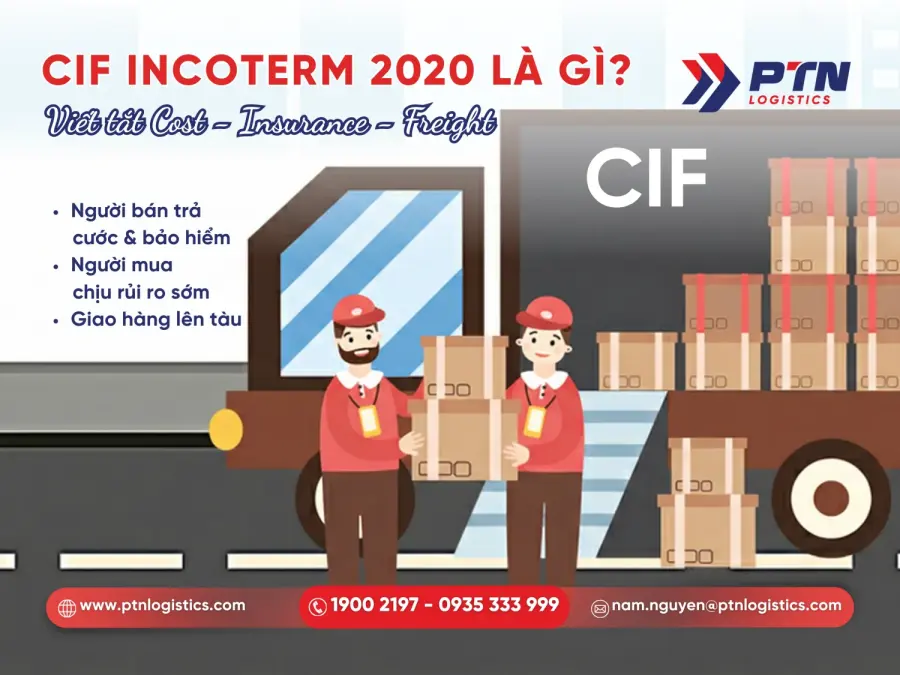 CIF Incoterm là gì trong XNK