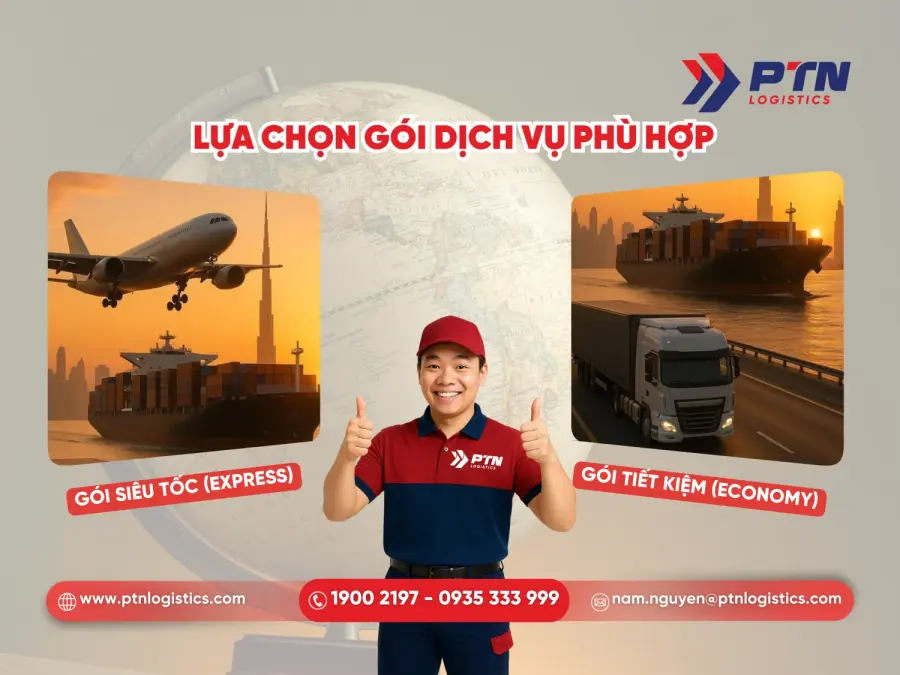 Lựa chọn gói dịch vụ logistics phù hợp