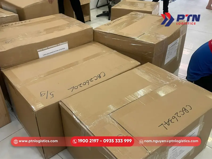 PTN Logistics sẽ tiến hành đóng gói theo chuẩn IATA