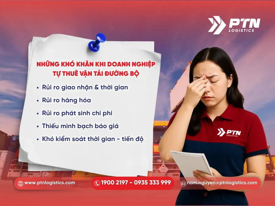 Các khó khăn khi doanh nghiệp từ thuế vận tải đường bộ