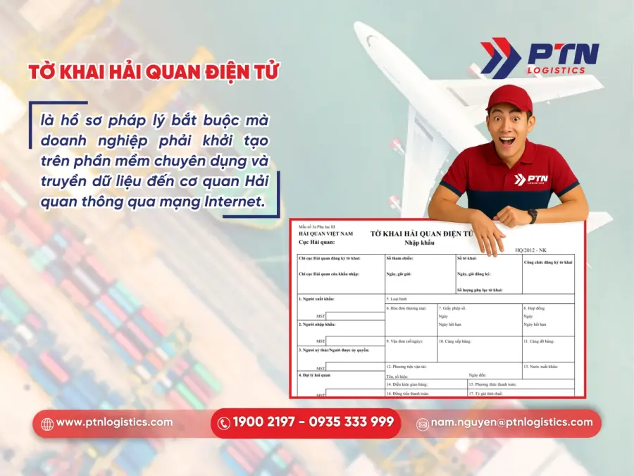 Định nghĩa chi tiết về tờ khai hải quan điện tử