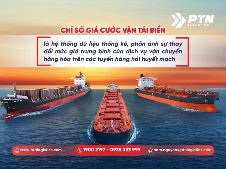 Định nghĩa chi tiết về chỉ số giá cước vận tải biển