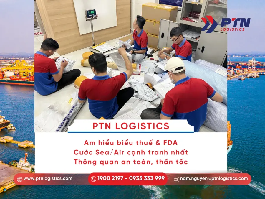 Giải pháp toàn diện cho hàng nhập khẩu Mỹ tại PTN Logistics