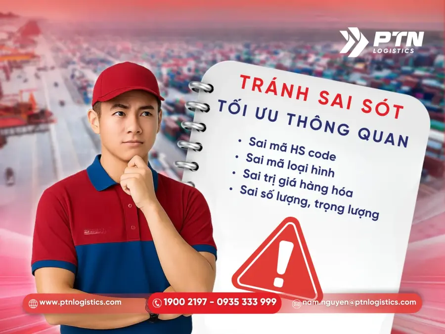 Lỗi sai khi khai hải quan xuất khẩu