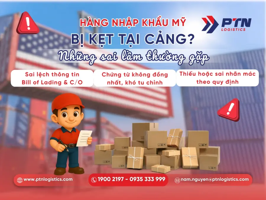 Sai lầm thường gặp khi nhập hàng Mỹ