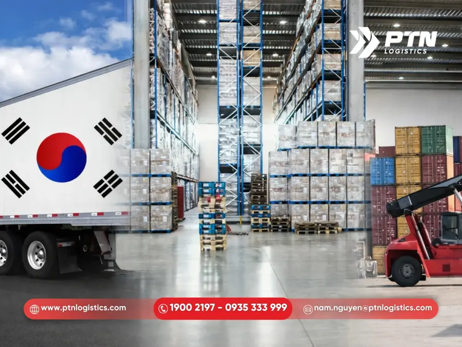 Vận chuyển hàng nguyên container đi Hàn Quốc