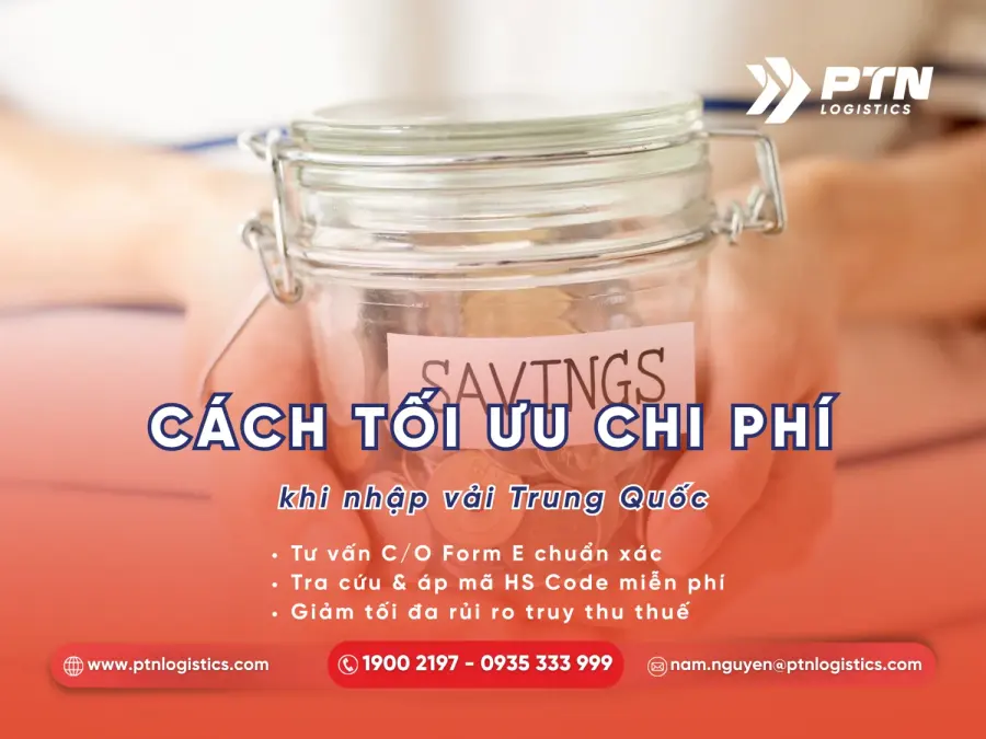 Các cách tối ưu chi phí nhập vải Trung Quốc