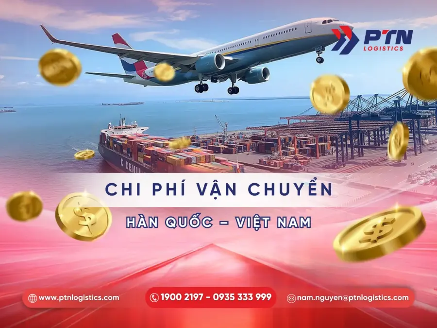 Chi phí vận chuyển từ Hàn về Việt Nam