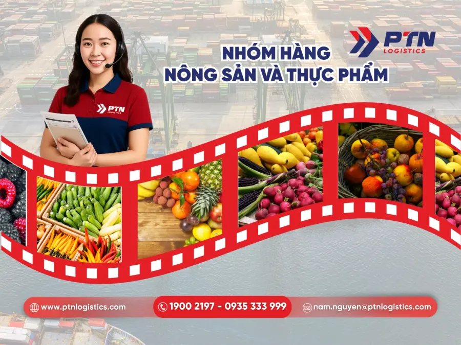 Nhóm mặt hàng nông sản và thực phẩm