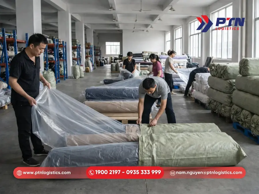 Tiếp nhận thông tin từ khách hàng và tư vấn đóng gói