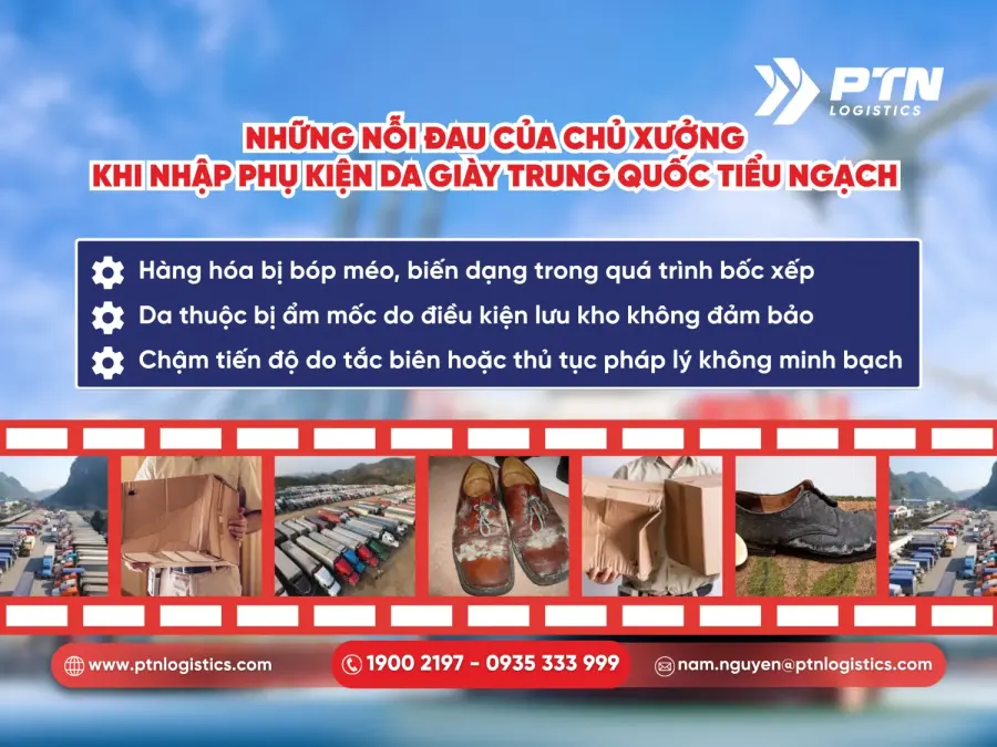 Các nỗi đay của chủ xưởng khi nhập phụ kiện da giày Trung Quốc tiểu ngạch
