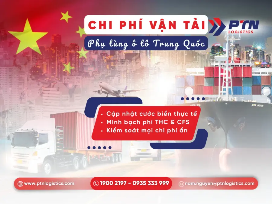 Chi phí vận chuyển quốc tế và các loại phụ phí