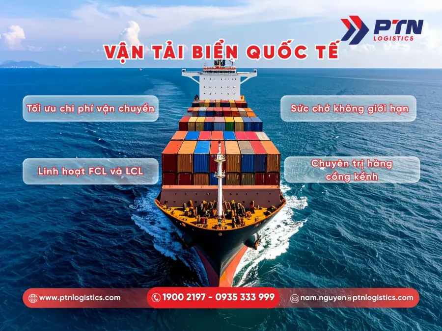 Dịch vụ gửi hàng từ nước ngoài về Việt Nam bằng đường biển