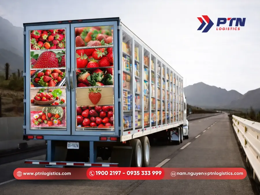 Hệ thống chuỗi cung ứng lạnh khép kín từ nông trại đến tại kho khách hàng