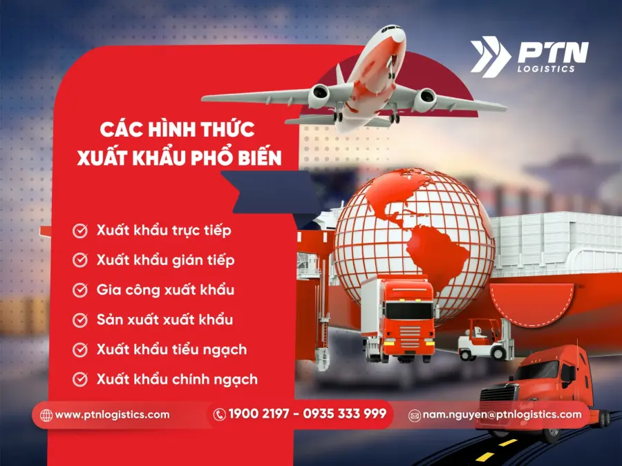 Những hình thức xuất khẩu phổ biến