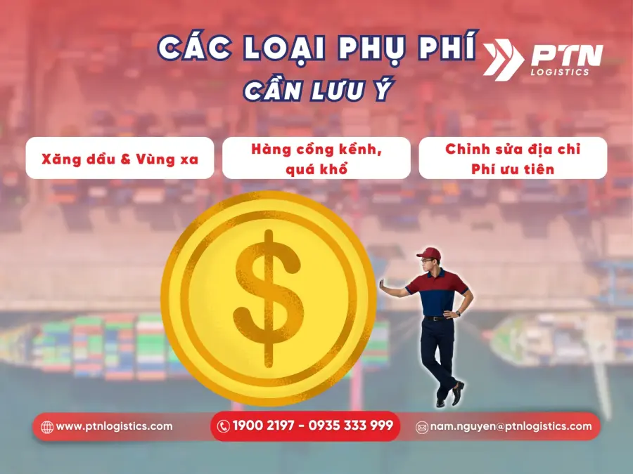 Những loại phụ phí khi gửi hàng đi Philippines