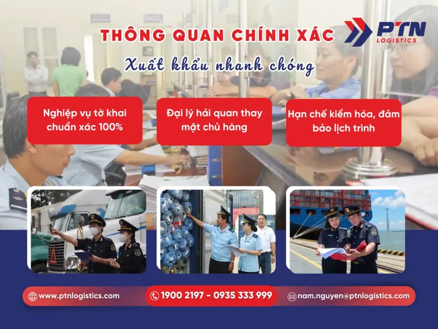 Tìm hiểu dịch vụ khai báo hải quan và thông quan