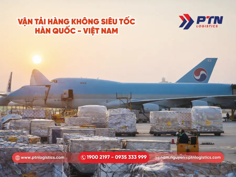 Vận tải hàng không siêu tốc giữa Hàn Quốc và Việt Nam