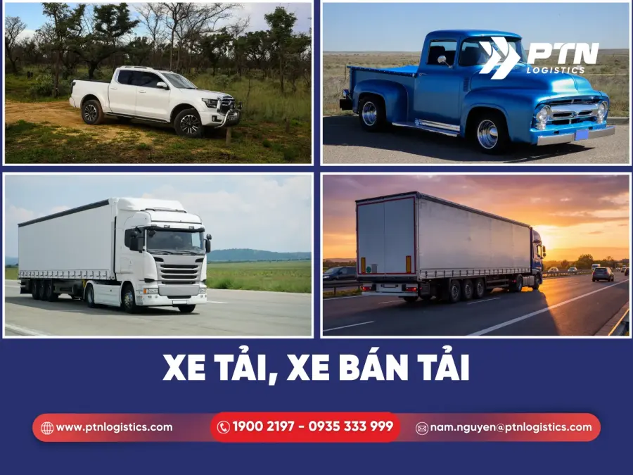 Hình ảnh xe tải, xe bán tải